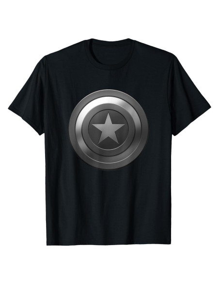 Camiseta Clásica Retro Capitán América Marvel 22MVCR00525A