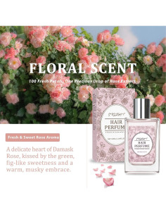 Perfume para Cabello 50ml - Aceite de Ricino y Rosa - Nutritivo 2