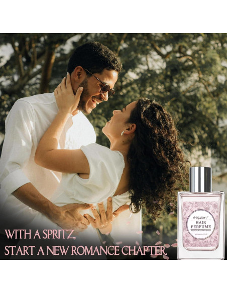 Perfume para Cabello 50ml - Aceite de Ricino y Rosa - Nutritivo