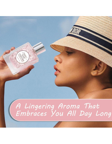 Perfume para Cabello 50ml - Aceite de Ricino y Rosa - Nutritivo