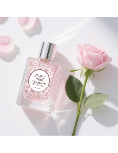 Perfume para Cabello 50ml - Aceite de Ricino y Rosa - Nutritivo