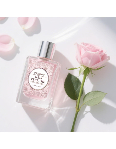 Perfume para Cabello 50ml - Aceite de Ricino y Rosa - Nutritivo