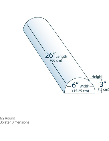 Cojín de Masaje Medio Redondo EarthLite - Alivio Espalda
