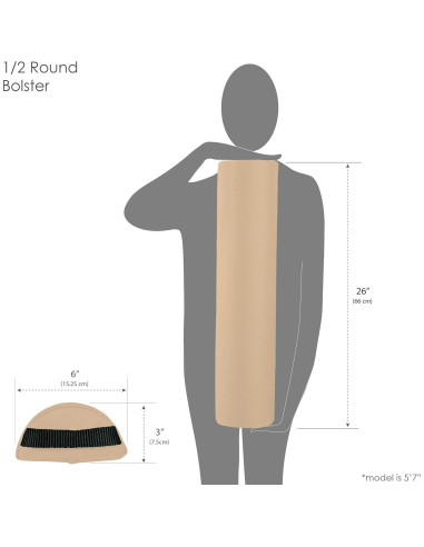 Cojín de Masaje Medio Redondo EarthLite - Alivio Espalda