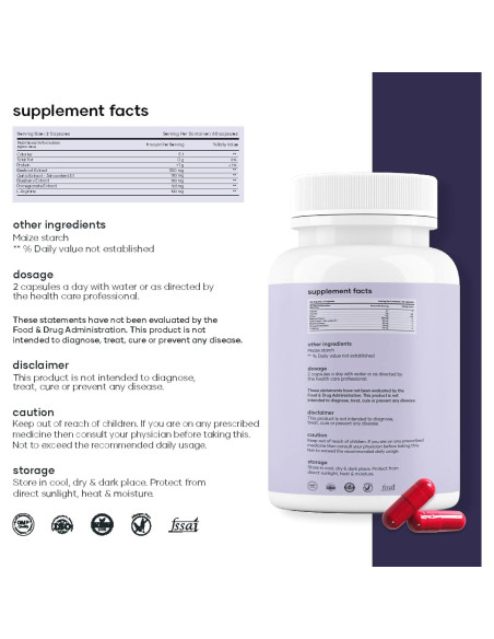 Cápsulas de Remolacha Natural Mars con Ajo y Arándano - 1 Paquete