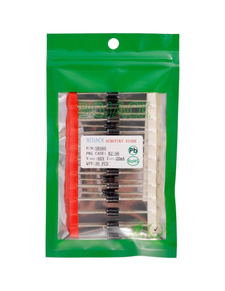 Diodos Rectificadores Schottky BOJACK SR560 5A 60V Paquete 30