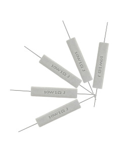 Kit de 10 Resistores Cerámicos 10W 1 Ohm Jersvimc