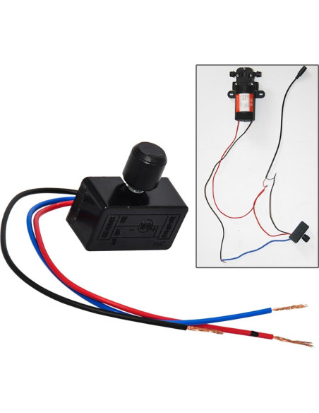 Controlador de Velocidad de Motor DC Menolana 12V Ajustable