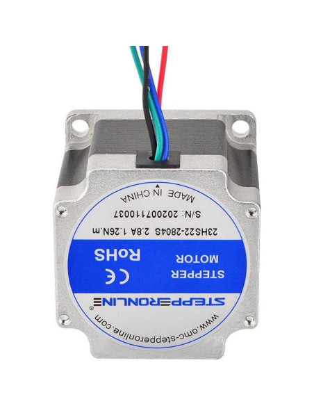 Motor Paso a Paso Nema 23 STEPPERONLINE 2.8A 1.24Nm