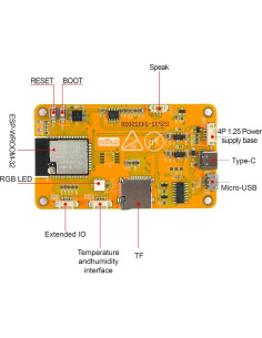 Módulo Pantalla LCD TFT 2.8" Rcmall ESP32-2432S028R WiFi BLE 2