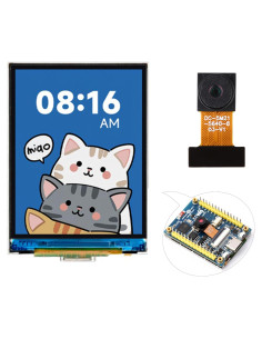 Placa de Desarrollo ESP32-S3 con Pantalla IPS 2" y Cámara 5MP