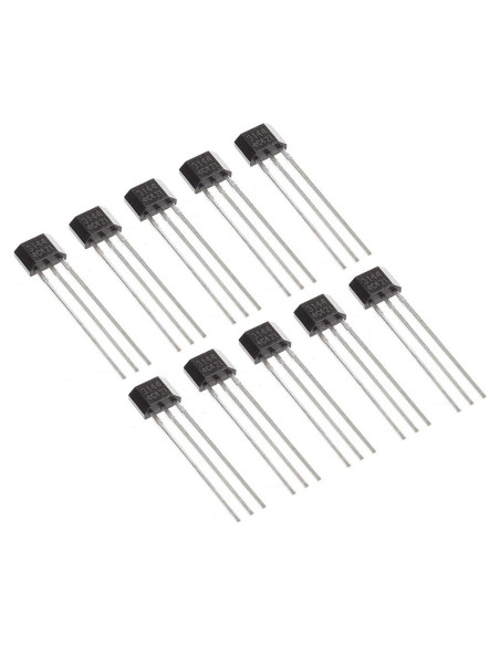 10 Sensores de Efecto Hall A3144 Bridgold 3 Pines 25mA