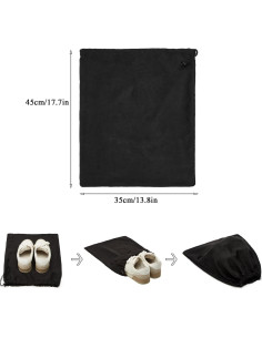 Bolsas de Zapatos de Viaje Lake of Fire - 4 Piezas 45x35cm 2