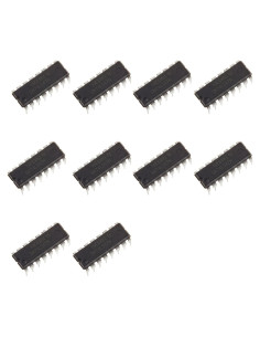 10 Piezas Decodificador BCD a 7 Segmentos SN74LS47N 16 Pines