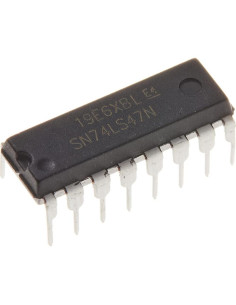 10 Piezas Decodificador BCD a 7 Segmentos SN74LS47N 16 Pines 2
