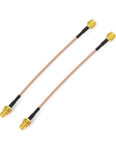 Cable de Extensión Antena SMA Hembra a Macho 15cm 2-Pack Bingfu 2