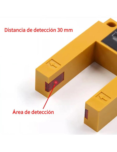 Interruptor de Sensor Fotoeléctrico BERM E3S-GS30E4 NPN 30mm