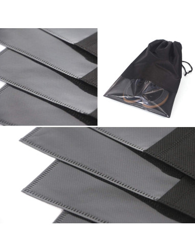 24 Bolsas de Viaje para Zapatos No Tejidas con Cuerda