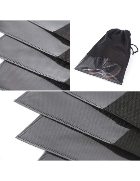 24 Bolsas de Viaje para Zapatos No Tejidas con Cuerda 24 Bolsas de Viaje para Zapatos No Tejidas con Cuerda