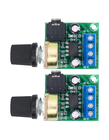 Amplificador de Potencia Mini Acxico LM386 10W 3-12V 2 Pcs