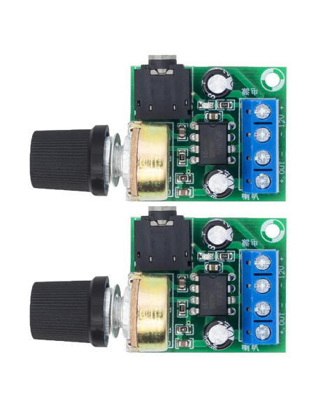 Amplificador de Potencia Mini Acxico LM386 10W 3-12V 2 Pcs