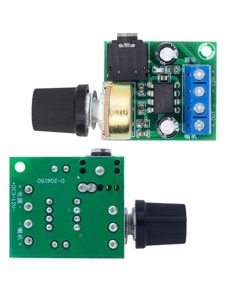 Amplificador de Potencia Mini Acxico LM386 10W 3-12V 2 Pcs