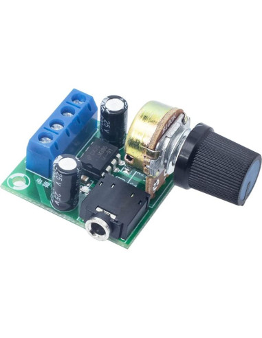 Amplificador de Potencia Mini Acxico LM386 10W 3-12V 2 Pcs