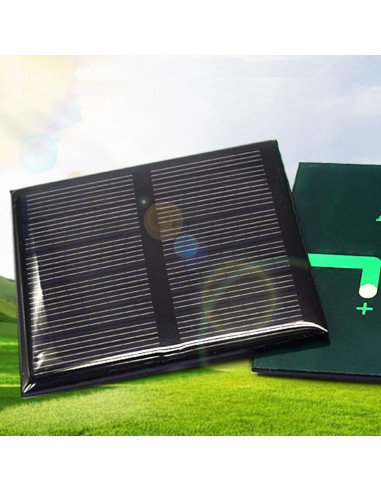 10 Paneles Solares Policristalinos 3V 150mA 60x55mm Ailejia