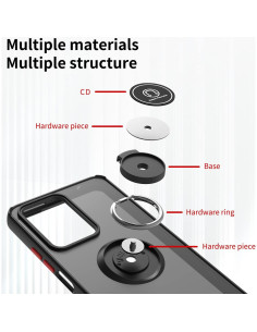 Funda QUIETIP para Honor 400 con Protector de Pantalla Negro 2