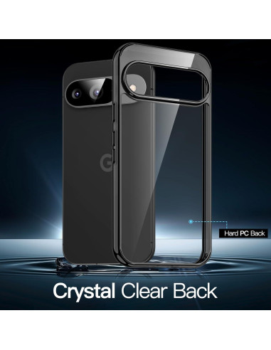 Funda JETech para Google Pixel 9/9 Pro 2024, Antigolpes y Transparente