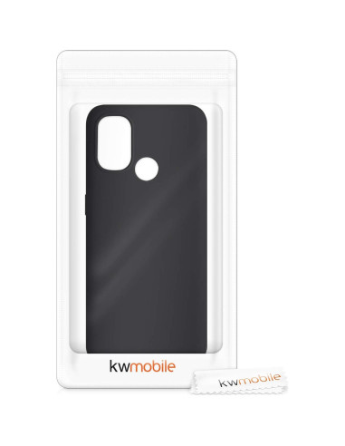 Funda de Silicona TPU kwmobile para OnePlus Nord N100 - Negro