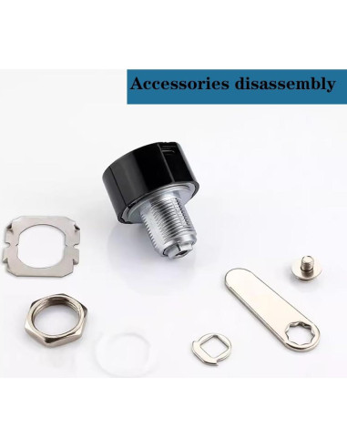 Cerradura de gabinete biométrica Lelukee 24081101 negra