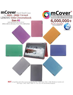 Funda Dura iPearl Rosa para Lenovo 500e Chromebook 11.6" 2