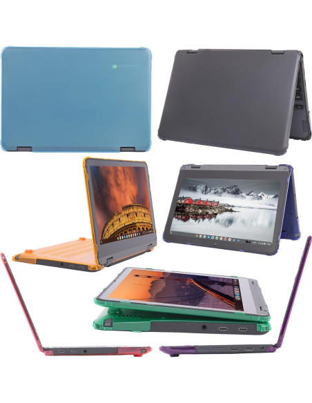 Funda Dura iPearl Rosa para Lenovo 500e Chromebook 11.6"