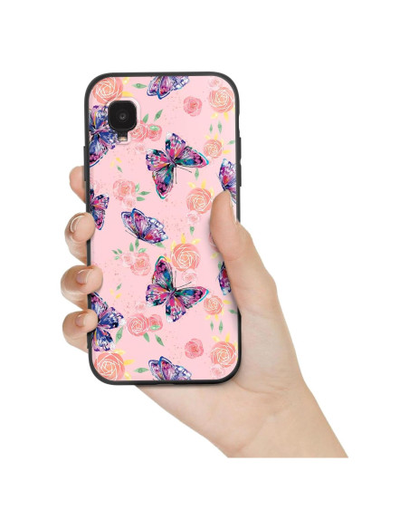 Funda Protectora Slim Nuouxoco para Alcatel TCL A3 - Mariposa Rosa Funda Protectora Slim Nuouxoco para Alcatel TCL A3 - Mariposa Rosa