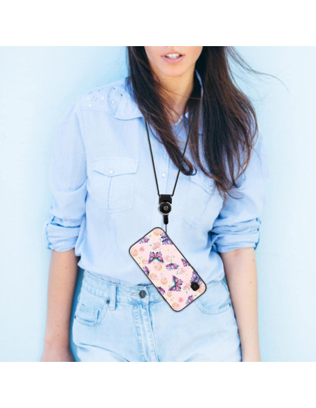 Funda Protectora Slim Nuouxoco para Alcatel TCL A3 - Mariposa Rosa Funda Protectora Slim Nuouxoco para Alcatel TCL A3 - Mariposa Rosa