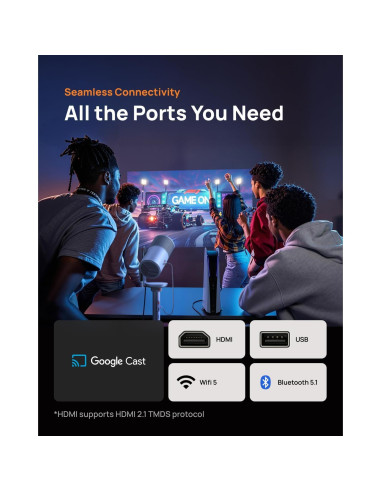 Proyector Láser XGIMI MoGo 4 - 550 Lúmenes, Google TV, 5h Batería