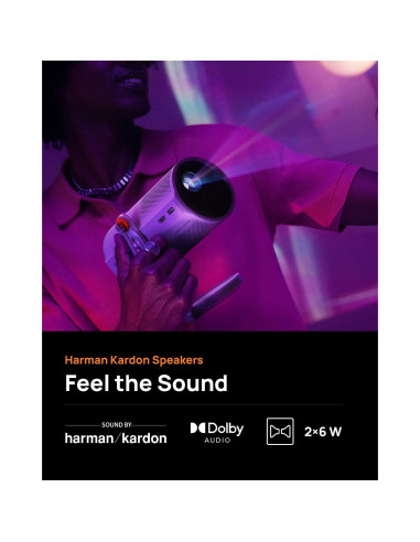 Proyector Láser XGIMI MoGo 4 - 550 Lúmenes, Google TV, 5h Batería