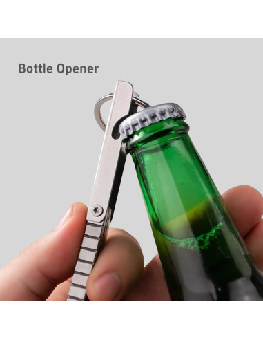 2 Paquetes Llaveros Multi Herramienta Eggeil 11-en-1 Acero Inoxidable