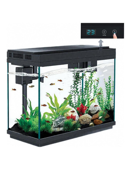 Acuario Inteligente BarkBuddy 9.5L Autolimpiante LED 7 Colores
