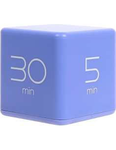 Temporizador Mooas Cube Violeta + Reloj Visual a Prueba de Agua 2