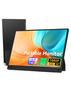 Monitor Portátil HotYeah 15.6" FHD 1080P USB-C HDMI IPS