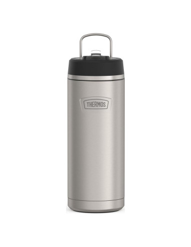 Botella de Agua THERMOS 0.95L Acero Inoxidable Mate con Popote