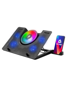KLIM Nova Base de Enfriamiento para Laptop hasta 43 cm - RGB