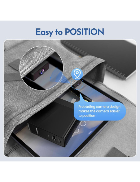 Cámara Mini Braload 4K con Visión Nocturna y Detección de Movimiento