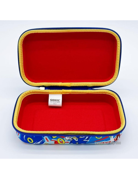 Estuche de Lápices Sonic UPD Azul Resistente 21.6x12.7cm