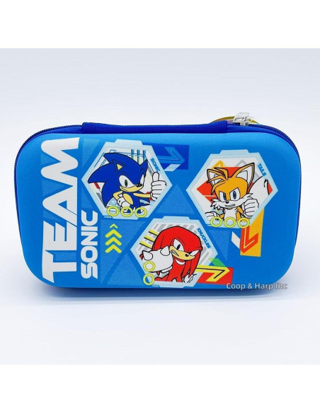 Estuche de Lápices Sonic UPD Azul Resistente 21.6x12.7cm
