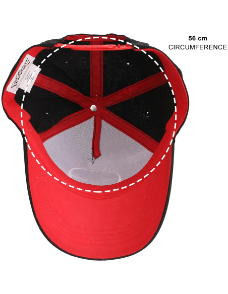 Gorra Ajustable Juvenil Pokemon Pokeball Snapback 56cm