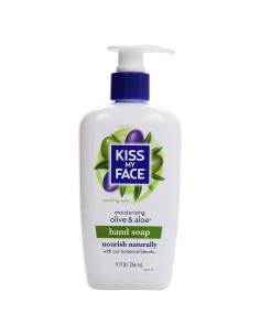 Jabón de Manos Hidratante Kiss My Face Oliva y Aloe 4x313g