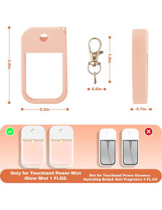 Funda Protectora Palksky para Spray Desinfectante Touchland 1 oz 2